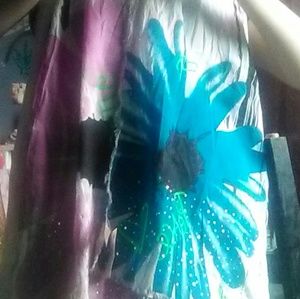 nwt Justice scarf/shaw gemmed